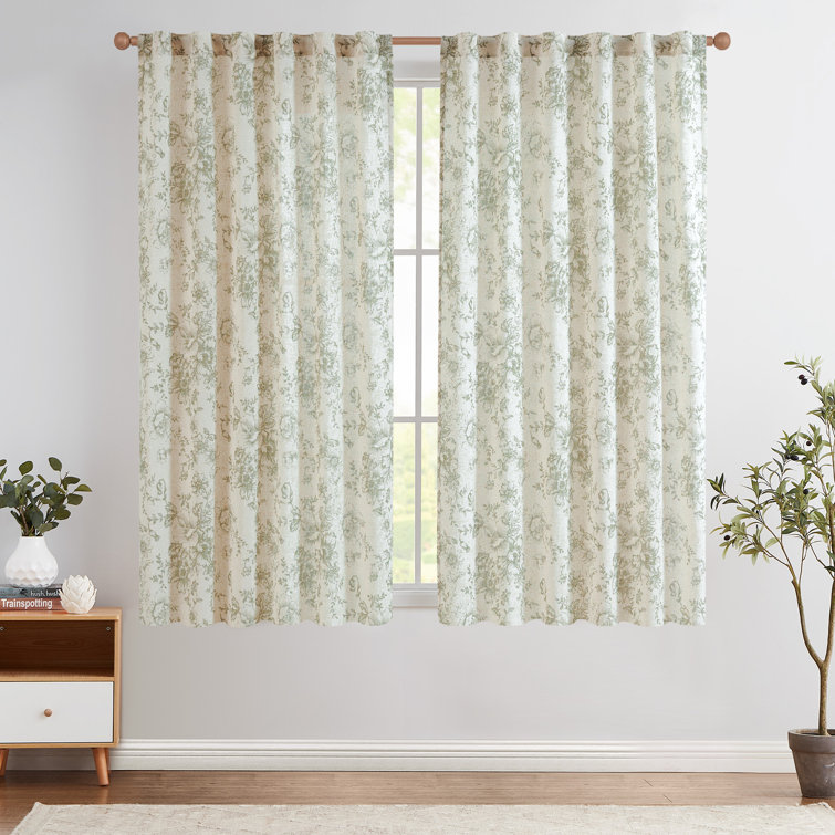Winston Porter Neacsa Linen Room Darkening Curtain Pair & Reviews